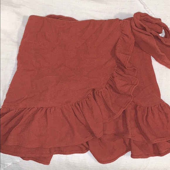 Zara Mini Wrap Skirt - Picture 3 of 5
